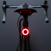 自行车尾灯USB充电防水夜骑LED高亮警示灯爆闪山地车装备配件尾灯