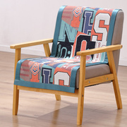 单人沙发垫椅垫躺椅垫坐垫，餐桌椅子垫雪尼尔防滑沙发盖布高档垫子