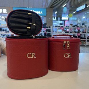 日韩化妆包便携式大容量，手提防水定型圆筒日韩旅行家用收纳包
