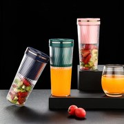 新奇特橙子榨汁杯手动便携式果汁机电动搅拌机手摇榨汁机水果榨汁