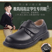 深圳中小学生校鞋演出表演专用男童黑皮鞋男生礼服搭配学生校鞋
