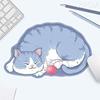 小尺寸可爱猫咪鼠标垫，创意卡通动物防滑笔记本电脑，垫键盘垫软垫女