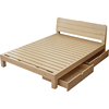 实木床1.5米松木双人经济型现代简约1.8m出M租房简易单人床1.2床