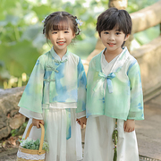 儿童汉服春装男女童中国风古装夏季表演服古风唐装六一演出服套装