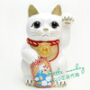 日本招财猫富士山镶钻传统和风可爱陶瓷，开运装饰摆件