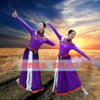 花与影蒙族舞，《高高原上草》同款蒙族舞蹈，服表演服紫色蒙族半身裙