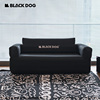 blackdog黑狗充气沙发户外双人露营气垫床，音乐节懒人充气床便携式