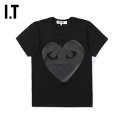 IT CDG PLAY COMME des GARCONS川久保玲女装短袖T恤爱心图案印花