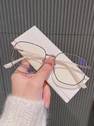 韩国cherrykoko设计师，文艺复古平光镜眼镜，女可配近视镜片
