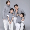 厂韩版影楼亲子装儿童摄影服装一家四口全家福艺术拍照写真促
