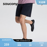 Saucony索康尼夏季运动短裤男跑步短裤针织休闲健身百搭时尚透气