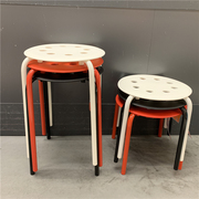 ikea宜家玛留圆高凳子(高凳子，)塑料铁艺成人工作会议，餐椅休闲简约矮凳家用