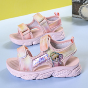 童鞋女童凉鞋2021年夏季儿童公主小学生软底中大童女孩沙滩鞋