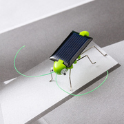 太阳能玩具昆虫蚂蚱迷你科学diy手工，儿童模型桌面装饰摆件玩物