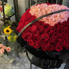 红玫瑰花束礼物送女友，鲜花同城速递情人节表白配送花店惊喜美