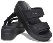 Crocs/卡洛驰夏季凉鞋女鞋凉拖简单舒适休闲坡跟高跟357301