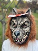 万圣节礼物狼人魔鬼恐怖面具头套化妆派对道具动物恶搞怪