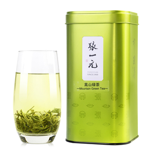 张一元茶叶2024新茶雨，一级高山绿茶300g罐，嫩芽绿茶茶叶春茶绿茶