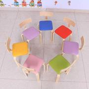 实木幼儿园专用椅 宝宝靠背椅 凳子幼儿园专用椅儿童椅子实木