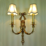 全铜壁灯法式美式奢华铜灯简约客厅卧室餐厅厨房壁灯