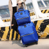 防水牛津布拉杆包旅游学生行李包双肩背旅行箱包轻便万向轮大容量
