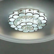 大气客厅灯圆形双层吸顶灯简约现代卧室欧式水晶，灯具餐厅灯饰