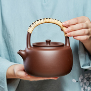 紫砂烧茶壶提梁煮茶烧水壶电陶炉煮水蒸O茶器电热茶炉陶瓷茶