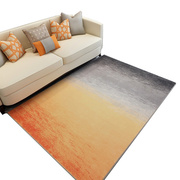 高档地毯卧室客厅书房，现代简约欧式橘色绿色，家居隔音茶几羊毛地毯