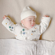 婴儿护肩膀护肩睡觉专用秋冬胳膊防冻衣，新生儿童保暖披肩宝宝坎肩