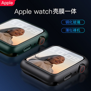 隐者适用于applewatch保护壳苹果iwatch7手表保护套6543苹果watch7代全包2电镀膜41mm45男女series7壳