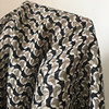 真丝棉缎服装面料，混纺几何图案连衣裙布料，面料114cm19姆米