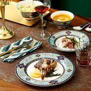 陶瓷西餐盘牛排盘餐盘，家用高档轻奢精致甜品，盘意面盘平盘深盘套装