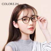 超轻tr90韩版潮人男女近视，眼睛素颜眼镜框架可配玳瑁眼镜大圆脸