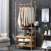 简易衣帽架卧室挂衣架衣柜，落地非实木，简约现代多功能衣橱家用置物