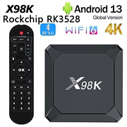 X98K RK3528機頂盒Android 13網絡高清播放器4K盒子WiFi6雙頻藍牙