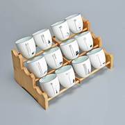 大号功夫茶杯套装家用待客水杯中式餐桌杯子陶瓷茶具个人喝茶茶碗
