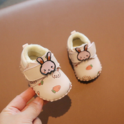 婴儿鞋冬季女宝宝棉鞋，一岁软底学步鞋036个月，婴幼儿加绒保暖鞋9