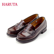 haruta4505女鞋日系中跟粗跟单鞋子女学生百搭乐福，鞋jk制服鞋
