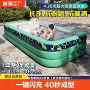 儿童充气游泳池家用室内小孩，宝宝婴儿泳池，大型折叠户外成人戏水池