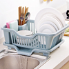 家用沥水碗架碗筷餐具收纳架厨房用品大号落地碗碟滴水置物架