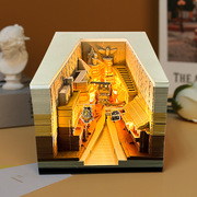 对角巷模型魔法师哈利波特3D立体便签纸创意礼物手撕便签本