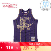 Mitchell Ness复古球衣SW球迷版中国风系列NBA猛龙麦迪篮球服背心