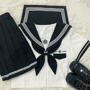 岁樱城南诗中意原创黑三本jk制服水手服日系正统学院风全套装
