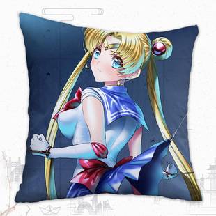 Sailor Moon 美少女战士 抱枕 方枕客厅腰靠卧室汽车靠垫可爱