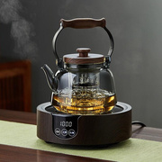 美斯尼蒸煮一体茶壶玻璃煮茶器蒸茶器加厚耐热玻璃提梁壶泡茶器壶