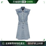 香港直邮潮奢 Moschino 莫斯奇诺 女士 Jeans 无袖牛仔连衣裙 043