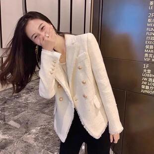 欧洲站秋装女款2024年新款轻奢高级感轻熟风气质小西服外套女春秋