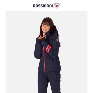 ROSSIGNOL金鸡女款滑雪服上衣Primaloft保暖防水雪衣专业滑雪服女