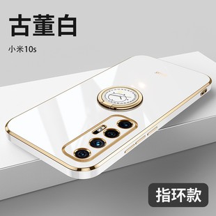 手机壳小米10Sxiaomi mi 10s 5g摄像镜头全包防摔mi10S5g直边M2102J2SC米十xm10s盒子后盖s10适用Mi女款