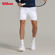 Wilson威尔胜24夏季男士DOUBLEDAY内置底裤网球梭织短裤